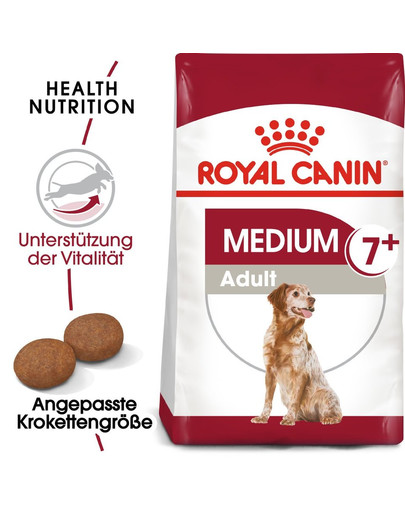ROYAL CANIN MEDIUM Adult 7+ Trockenfutter für ältere mittelgroße Hunde 4 kg