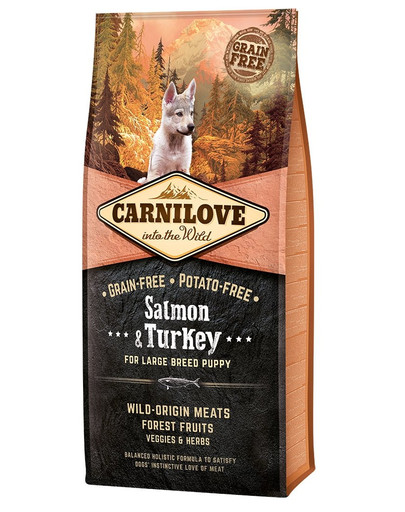 CARNILOVE Puppy Large Breed Salmon & Turkey 12 kg
