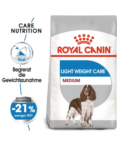 ROYAL CANIN Meium Light Weight Care Trockenfutter für übergewichtige mittelgroße Hunde 3 kg