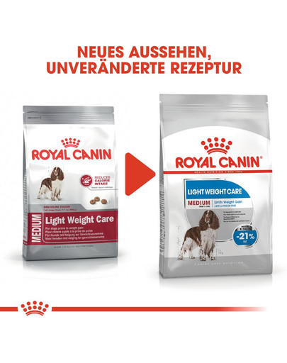 ROYAL CANIN Meium Light Weight Care Trockenfutter für übergewichtige mittelgroße Hunde 3 kg