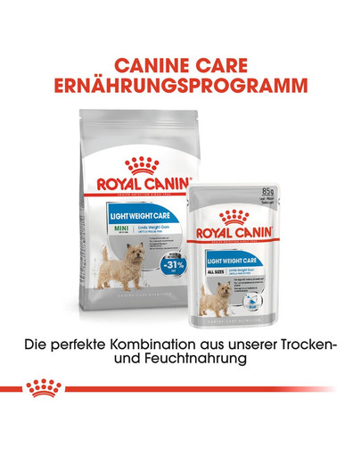 ROYAL CANIN LIGHT WEIGHT CARE MINI Trockenfutter für kleine Hunde mit Neigung zu Übergewicht 1 kg