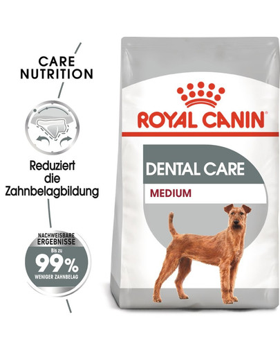 ROYAL CANIN DENTAL CARE MEDIUM Trockenfutter für mittelgroße Hunde mit empfindlichen Zähnen 1 kg