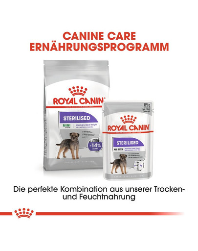 ROYAL CANIN STERILISED MINI Trockenfutter für kastrierte kleine Hunde 3 kg