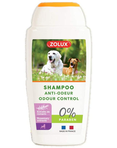 ZOLUX Anti-Geruchs-Shampoo für Hunde, ohne Paraben, 250 ml