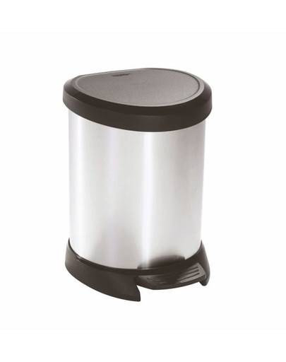 CURVER Metallic's Abfallbehälter 5 Liter, metallic-Silber