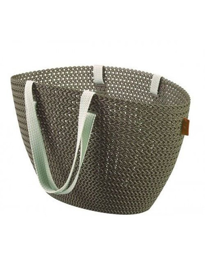 CURVER Einkaufskorb / Strandtasche Emily KNIT braungrau