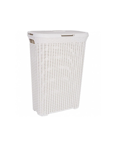 CURVER Wäschekorb RATTAN STYLE 60L Hellgrau