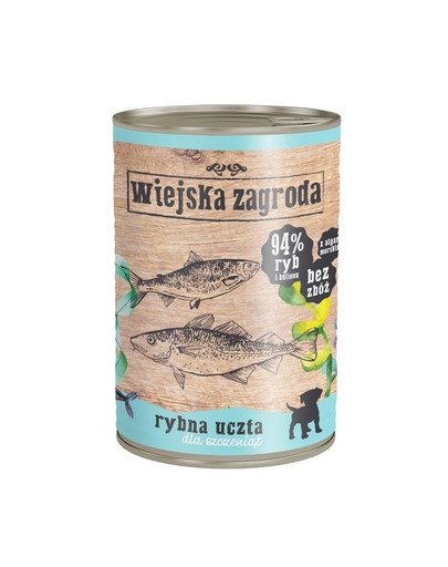 WIEJSKA ZAGRODA Fischmahlzeit für Welpen 400 g