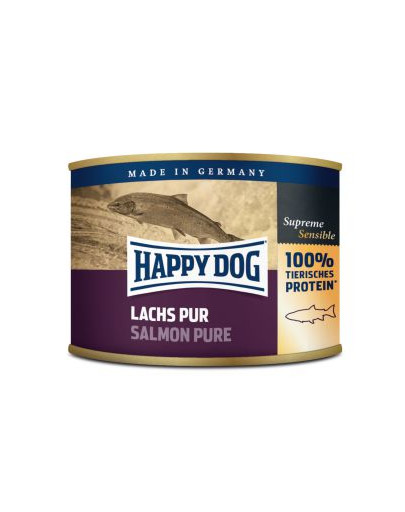 HAPPY DOG Lachs Pur Nassfutter 190 g