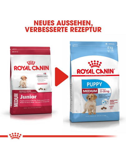 ROYAL CANIN MEDIUM Puppy Welpenfutter trocken für mittelgroße Hunde 1 kg