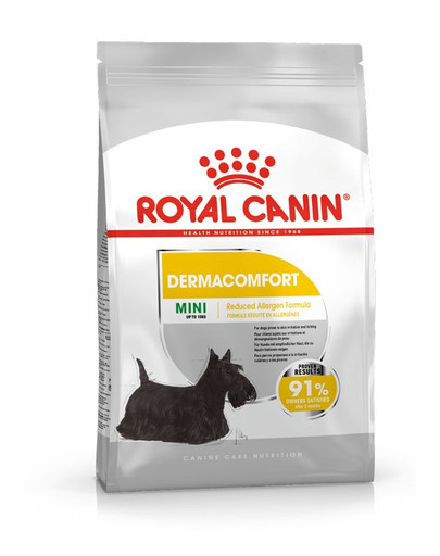 ROYAL CANIN DERMACOMFORT MINI Trockenfutter für kleine Hunde mit empfindlicher Haut 3 kg