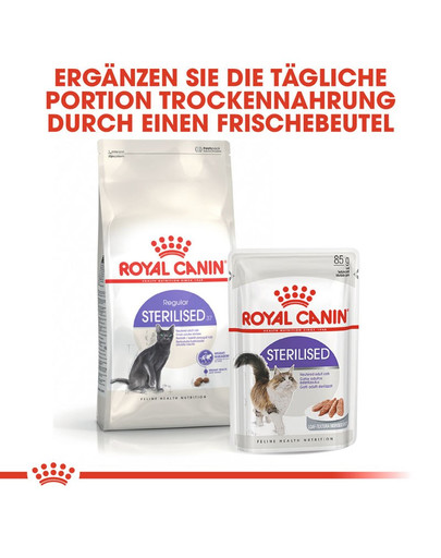 ROYAL CANIN STERILISED Trockenfutter für kastrierte Katzen 2 kg