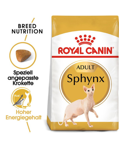 ROYAL CANIN Sphynx Adult Katzenfutter trocken 2 kg