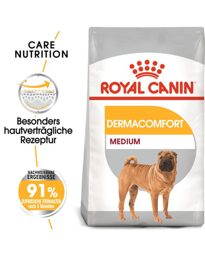 ROYAL CANIN MEDIUM Dermacomfort Trockenfutter für mittelgroße Hunde mit empfindlicher Haut 3 kg