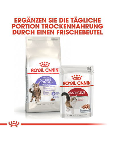 ROYAL CANIN STERILISED Appetite Control Trockenfutter für kastrierte übergewichtige Katzen 10 kg