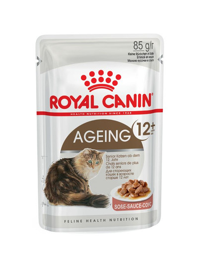 ROYAL CANIN AGEING 12+ in Soße Nassfutter für ältere Katzen 12 x 85 g