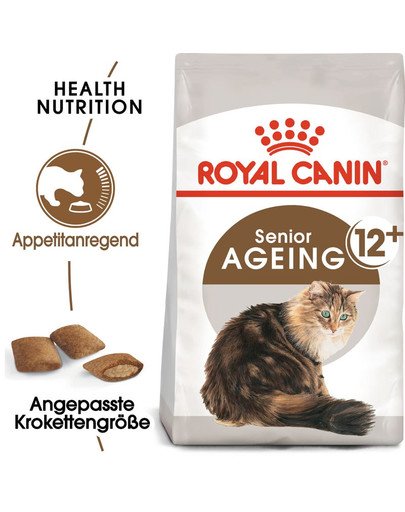 ROYAL CANIN AGEING 12+ Sterilised Trockenfutter für ältere kastrierte Katzen 400 g