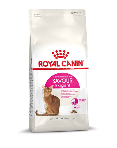 ROYAL CANIN SAVOUR EXIGENT Trockenfutter für wählerische Katzen 10 kg+2 kg Gratis