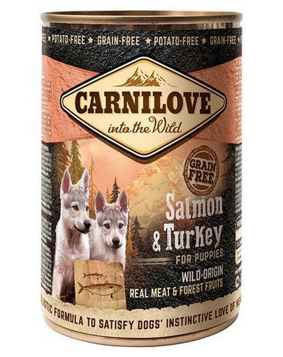 CARNILOVE Puppy Wild Meat Salmon & Turkey 400 g