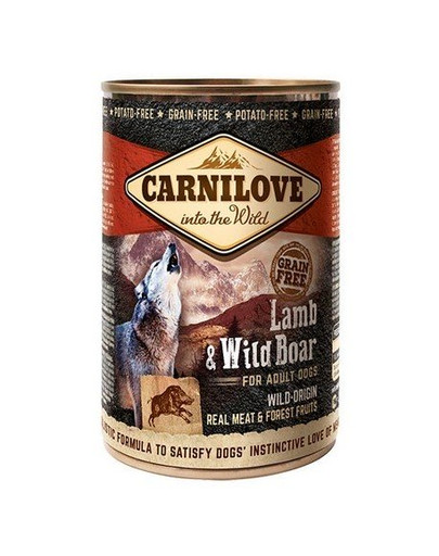 CARNILOVE Wild Meat Lamb & Wild Boar 400 g