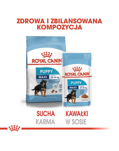 ROYAL CANIN MAXI PUPPY Welpenfutter nass für große Hunde 140g
