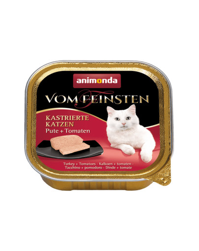ANIMONDA Vom Feinsten Kastrierte Katzen PUTE + TOMATE 100 g
