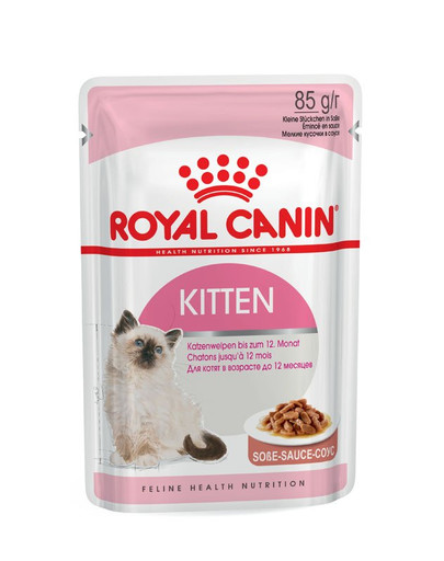 ROYAL CANIN KITTEN Nassfutter in Soße für Kätzchen 12x85g