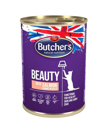 BUTCHER'S Classic Pro Series mit Lachsstücken in Gelee 24x400 g