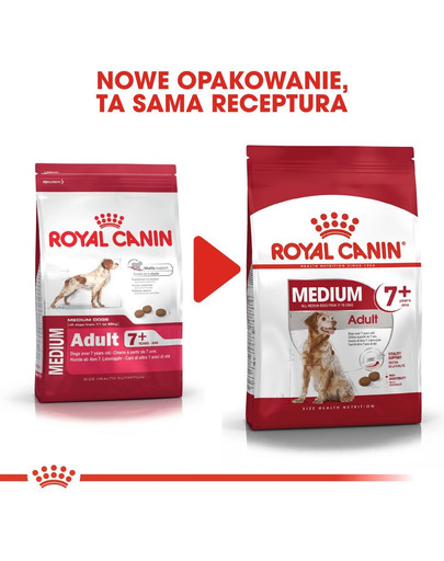 ROYAL CANIN MEDIUM Adult 7+ Trockenfutter für ältere mittelgroße Hunde 10 kg