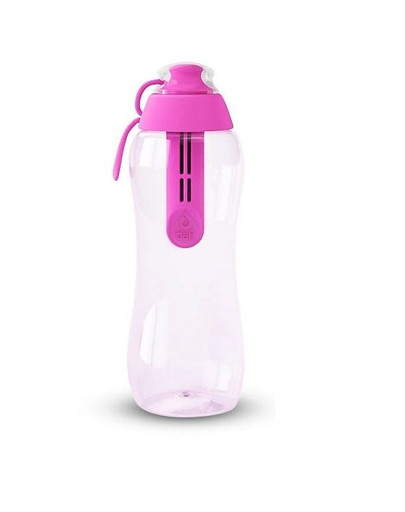 DAFI 0,3 l Flamingo-Filterflasche mit Nachfüllpackung