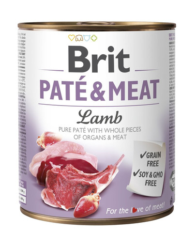 BRIT pate & meat lamb 800g