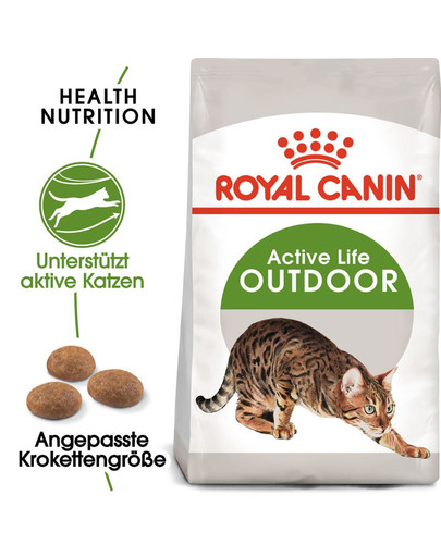 ROYAL CANIN OUTDOOR Katzenfutter trocken für Freigänger 20 kg (2 x 10 kg)