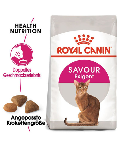 ROYAL CANIN SAVOUR EXIGENT Trockenfutter für wählerische Katzen 20 kg (2 x 10 kg)