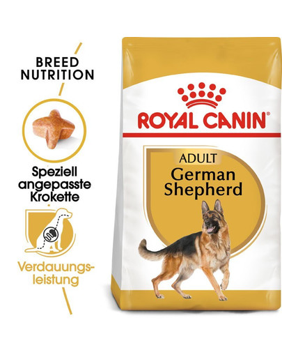 ROYAL CANIN German Shepherd Adult Hundefutter trocken für Deutsche Schäferhunde 22 kg (2 x 11 kg)