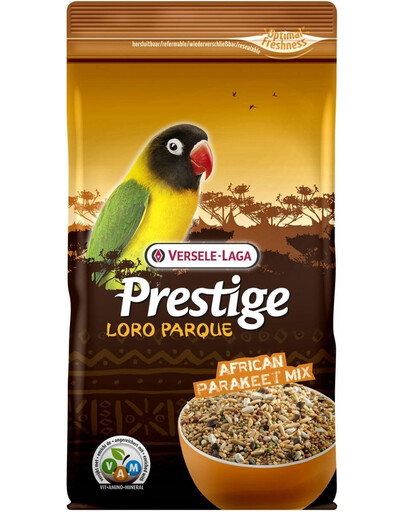 VERSELE-LAGA African Parakeet Loro Parque Mix Futter für mittelgroße afrikanische Papageien 1 kg