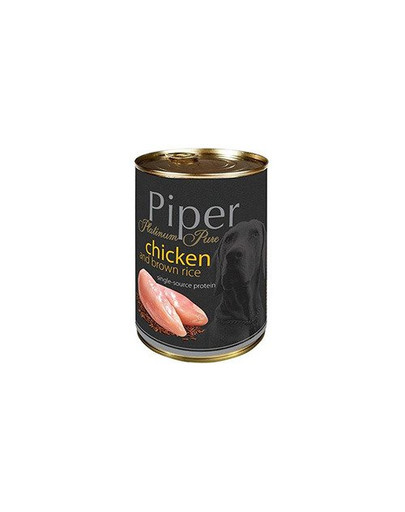 DOLINA NOTECI PIPER Platinum Huhn mit Reis 400g Nassfutter für Hunde mit Allergien