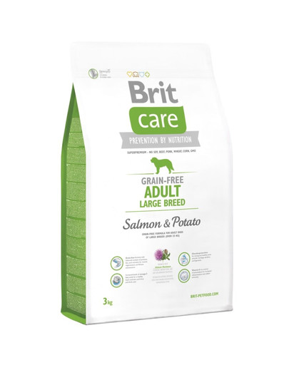 BRIT Care Grain-Free Adult Large Breed salmon & potato 24 kg (2 x 12 kg)