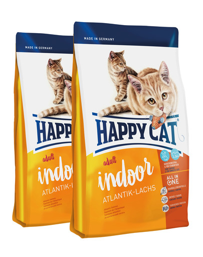 HAPPY CAT Fit & Well Adult Lachs 20 kg (2 x 10 kg)