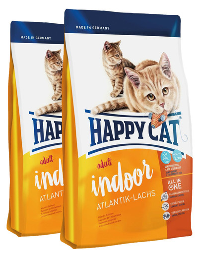 HAPPY CAT Indoor Adult Atlantik-Lachs 20 kg (2 x 10 kg)