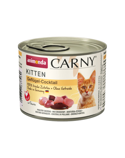 ANIMONDA Carny Kitten GEFLÜGEL-COCKTAIL 12 x 200 g