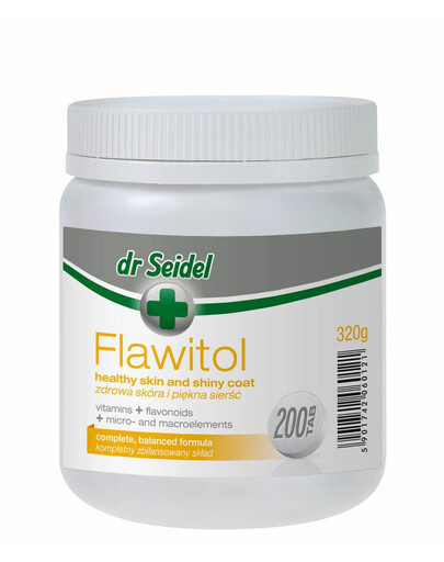 DR SEIDEL Flawitol für Hunde mit Hautproblemen 200 Tabletten