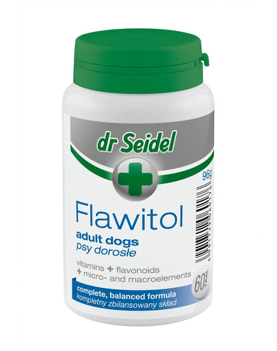 DR SEIDEL Flawitol Vitamine für erwachsene Hunde 60 Tabletten