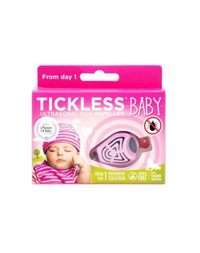 TICKLESS Baby – Rosa Zeckenschutz für Kinder