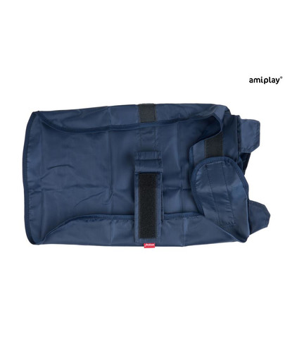 AMIPLAY Bristol Perlerine Regenmantel 27 cm Yorkshire Terrier navy blau