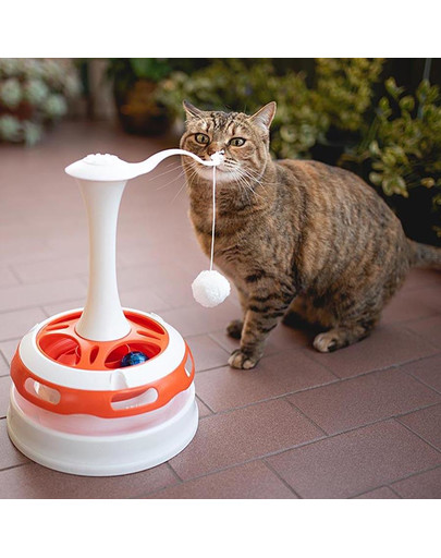 FERPLAST Tornado Katzenspielzeug in Form eines Kreisels