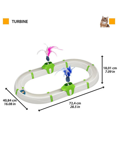 FERPLAST Turbine Lustiges Spiel für Katzen