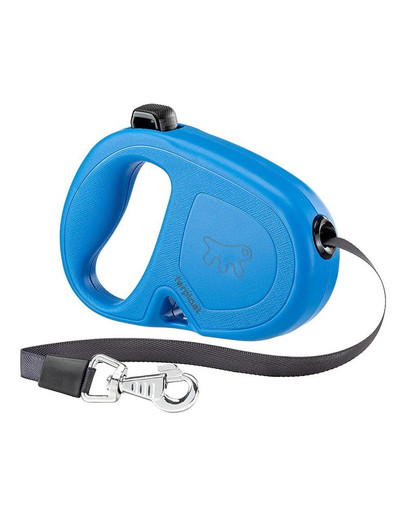 FERPLAST Flippy One Rollleine M 16 cm 5 Meter Nylon blau