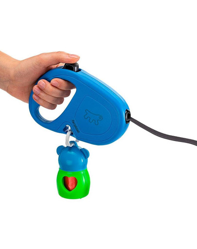 FERPLAST Flippy One Rollleine M 16 cm 5 Meter Nylon blau