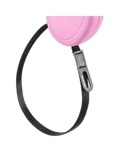 FERPLAST Flippy One Cord Mini Automatik Kabelleine 3 m Rosa
