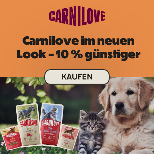 CARNILOVE Aktion im neuen Design – jetzt 10 % günstiger!